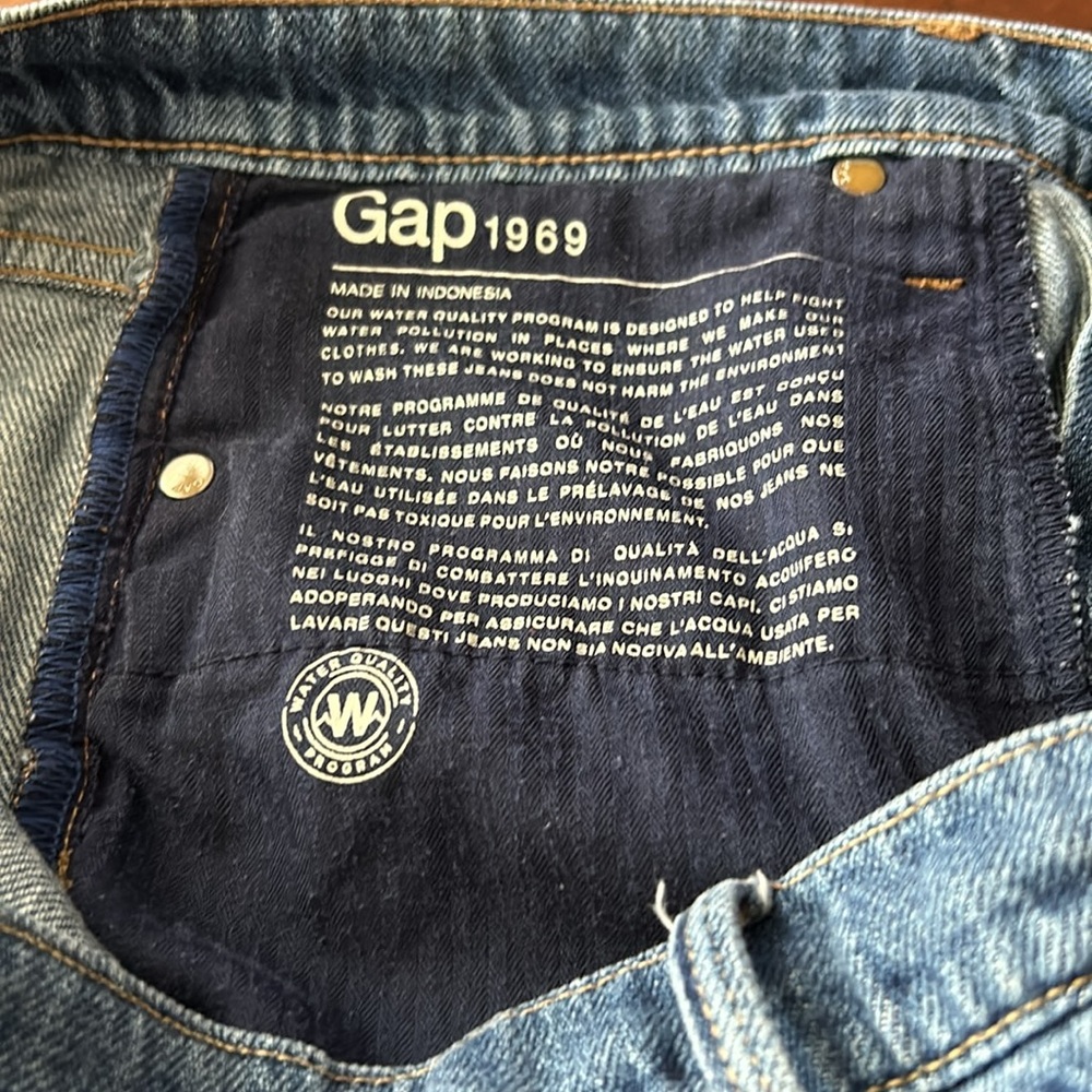 Gap 1969 Best Friend 100% Cotton Prima Short Sz 28r - Picture 8 of 9